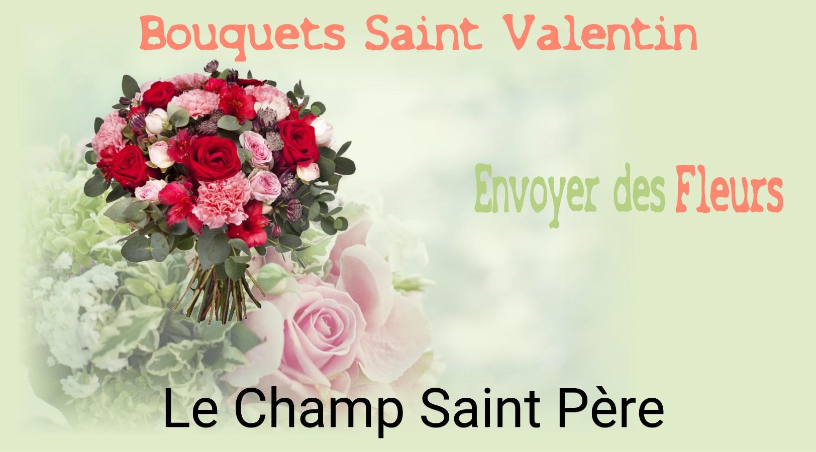 Roses de Saint-Valentin livrées à Le Champ-Saint-Père